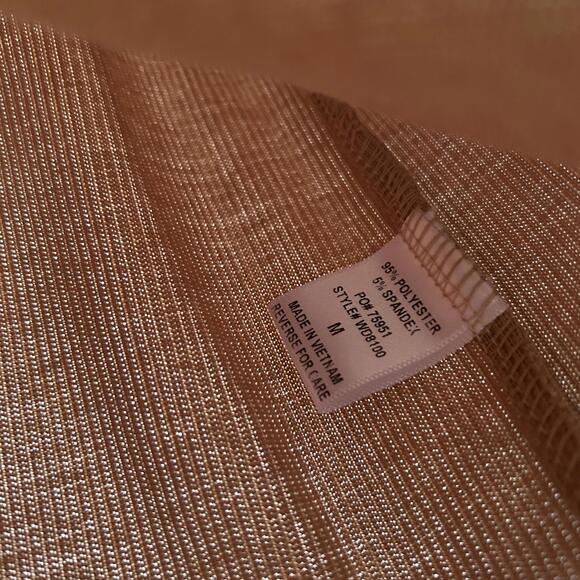 Timing Ribbed Sleeveless Spaghetti Strap Fitted Bodycon Dress Women's Medium - Picture 5 of 5